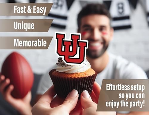 University of Utah Graduation Decorations Utah Utes Party Supplies 42 Pcs - Image 4