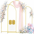 EMART 8/7.2/6.6Ft Metal Arch Backdrop Stand Set 3 for Wedding Party Balloon by EMART