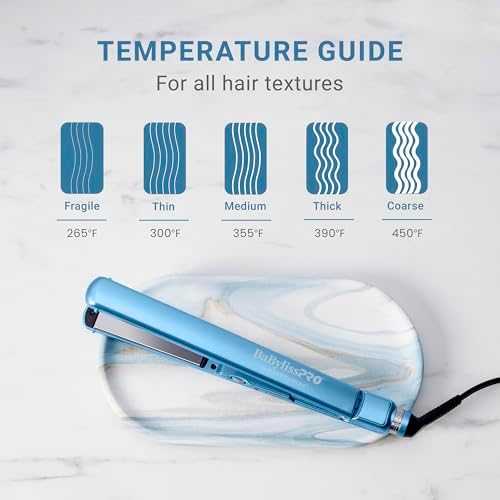 BaBylissPRO 1" Ultra Thin Flat Iron, Hair Straightener, Shorter Plates - Image 3