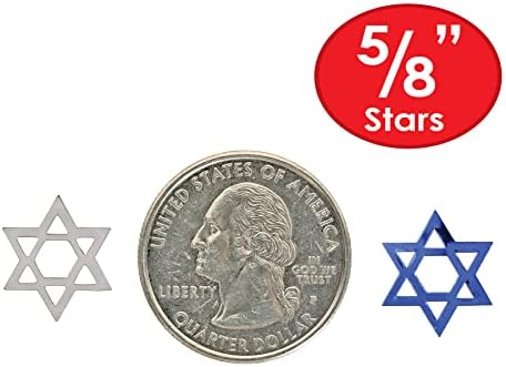 Fanci-Fetti Star Of David (blue & silver) Party Accessory (1 count) (.5 Oz/Pkg) - Image 3