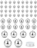 Youdepot Mini Silver Disco Balls, 54PCS Disco Ball Pack by Youdepot