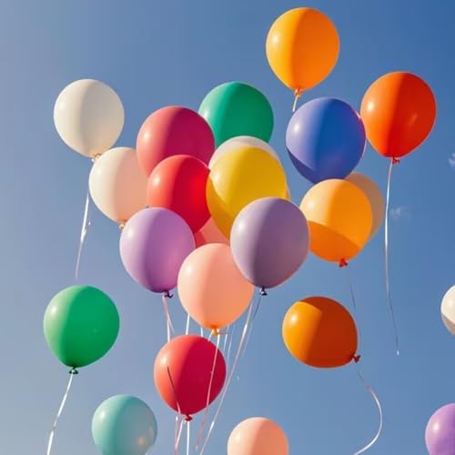 400 Pack Rainbow Balloons 12 Inch Assorted Colors Latex Multicolor Balloon 12 Kinds Colorful Bulk Balloons for Birthday Wedding Baby Shower Anniversaries Store Party Decorations - Image 7
