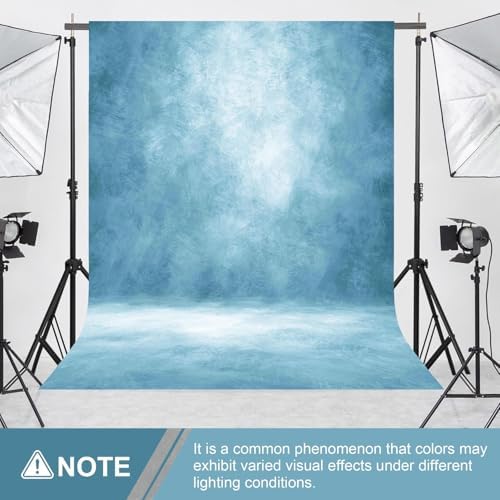 Abstract Photography Backdrop for Photoshoot 6x8ft, Light Blue,No Stand - Image 4
