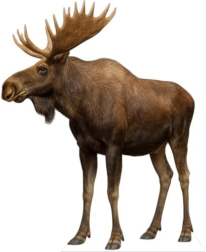 Moose 2FT Life Size Cardboard Cutout, 1 PC by DP+BOUTIQUE
