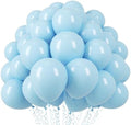 Voircoloria 110pcs Light Blue Baby Blue Latex Party Balloons, 12inch by Voircoloria