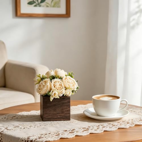 Dahey Small Mini Artificial Flower Table Centerpieces for Dining Room Decor - Image 7
