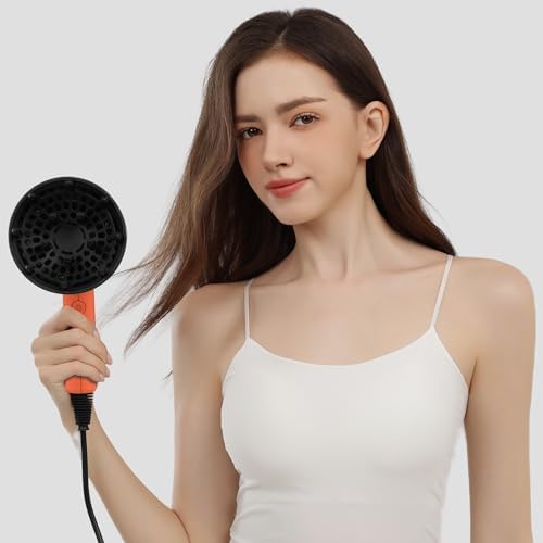 AINA Hair Dryer with Diffuser,Comb Full-Featured Blow Dryer 110V(Orange) - Image 7