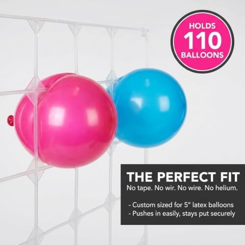 Balloon Grid Backdrop Kit Stand - Clear 4-ft Freestanding Pack of 1 - Image 5