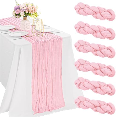 10FT Cheesecloth Table Runner Boho Party Home Decorations by JALANCY