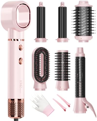 FMZ 7-in-1 Air Wrap Hair Styler, Ionic Blow Dryer Brush & Curler by FMZBeauty