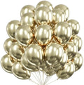 PartyWoo Metallic Gold Balloons 50pcs Chrome Gold Color 12 Inch by PartyWoo