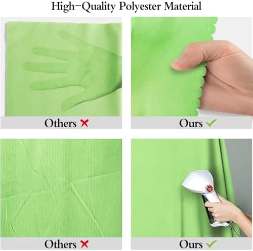 Light Green Photography Backdrop for Photoshoot, Fabric 10x10ft - Image 6