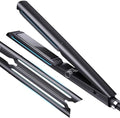 TYMO 2.0 Flat Iron Hair Straightener for Women - 1” Long Ceramic Professional 2 in 1 Straightener and Curler for Fast, Smooth Styling, Innovative Hollow Design to Boost Curls, 500M Ionic, Black by TYMOFashionTech