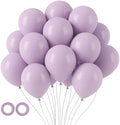 Voircoloria 105pcs Lilac Purple Party Latex Balloons, 12inch by Voircoloria