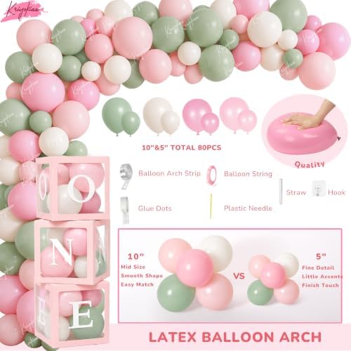 Kriyokiaa One Silly Goose Birthday Decor Girl, Goose 1st Party Kit - Image 3