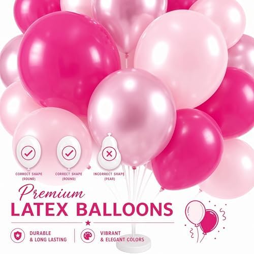 2Set Balloon Column Stand Kit for Floor with Base Pole,for Party - Image 5