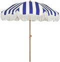 AMMSUN Boho Fringe Umbrella, 6.5ft Outdoor Umbrella with Tassel by AMMSUN