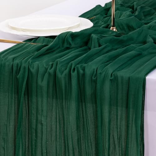 Cheesecloth Table Runner Fall Boho Wedding Birthday Party Home Decor - Image 6