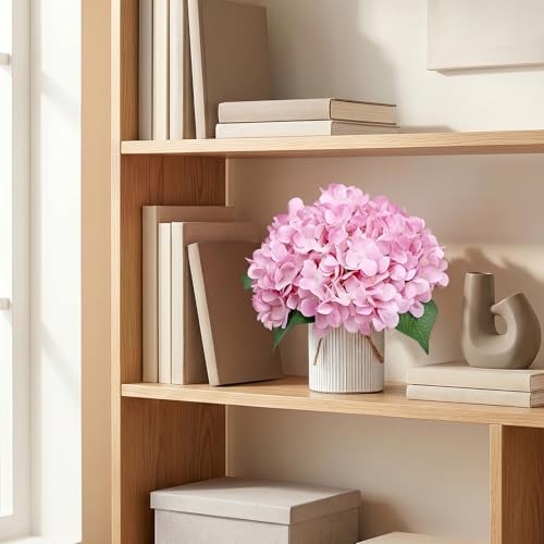 Blush Pink Flower Table Centerpieces, Set of 6, Hydrangeas - Image 5