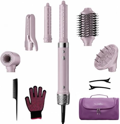 Mythsight StyleVibe 6-in-1 Air Styler with Hair Dryer & Auto-Wrap Curl L/R by EffortlessStylingIntelligentHairCare