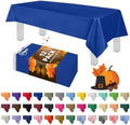 Grandipity Plastic Table Cloth Disposable 12 Pack 54” x 108” Rectangle by Grandipity