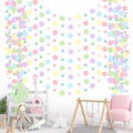 Outus 10 Pieces Dot Garland Banner Hanging, Pastel by Outus