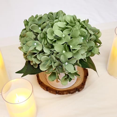 Sage Green Flower Table Centerpieces - Set of 6 - Image 6