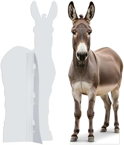 Nativity Donkey 2FT Life Size Cardboard Cutout, Christmas Scene - Image 4