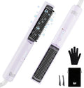 Quico Hair Straightener Brush, 100-240V Dual Voltage Straightener Brush by Quico