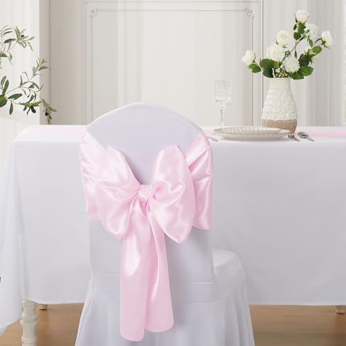 Light Pink Satin Table Runner, 12x108 Inches, 2 Pack - Image 4