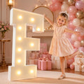 imprsv 4FT Marquee Letters Large Light Up Letters F for Party Decor by Letsmakeitimpressive