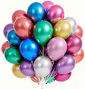PartyWoo Metallic Balloons 66pcs 12 Inch Metallic Multicolor Balloons by PartyWoo
