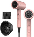FUNTIN Hair Dryer, Blow Dryer with Diffuser Brush for Women 4C Thick Hair Ionic Hair Dryer(Baby Pink) by FUNTINSALONHAIR