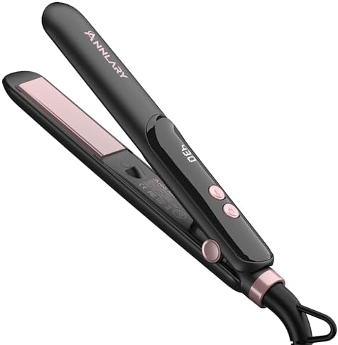 ANNLARY Mini Hair Straightener, Portable Small Flat Iron for Travel by ANNLARY