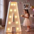 imprsv Large Marquee Letters, 4FT Light Up Letters A Sign for Party Decor by Letsmakeitimpressive