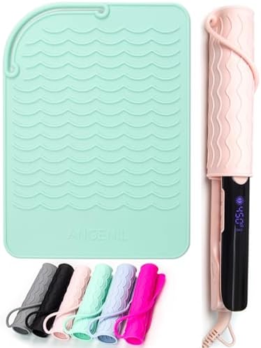 ANGENIL Heat Resistant Silicone Mat for Curling Iron Mat, Flat Iron, Crafts by ANGENIL