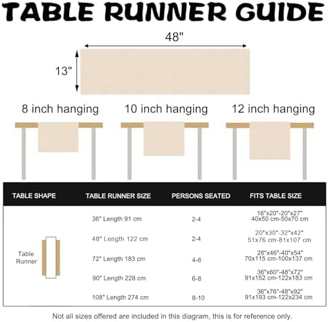 Vintage Music Sheets Dining Table Runner, Retro Musical Notes Staff - Image 3