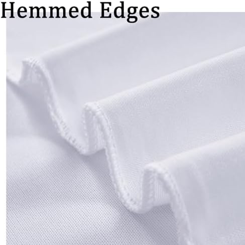 40ftx8ft Wrinkle Free White Backdrop Curtains for Parties, 8 Panels 5x8ft Thick Polyester Backdrop Drapse for Weddings Birthday Photography Background Curtains - Image 5