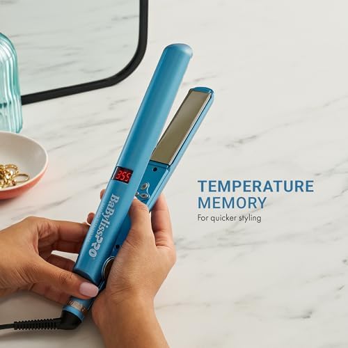 BaBylissPRO Nano Titanium Flat Iron Hair Straightener, Digital Flat Iron for Pro Salon Results, Styling Tool for All Hair Types - Image 4