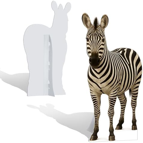 Zebra 3FT Life Size Cardboard Cutout, Standup, 1 PC - Image 2