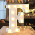 8.86 Inch Marquee Light Up Letters F for Party Decorations by NANXU