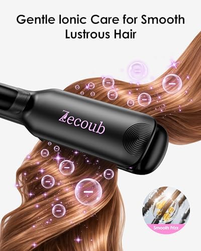 1.75" Wide Plate Hair Straightener for Thick Hair, Ionic Ceramic Flat Iron - Image 4