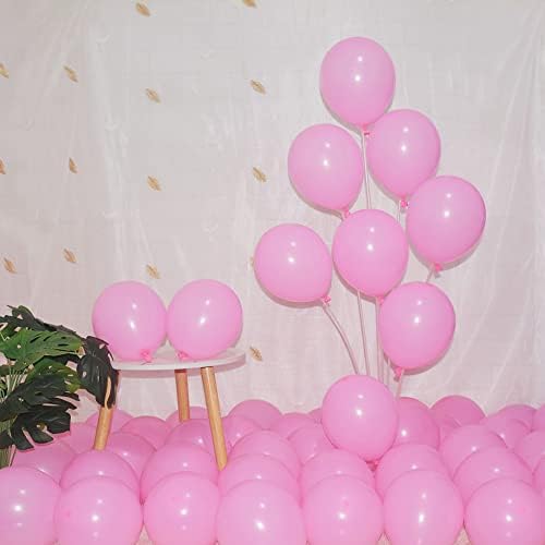 400 Pack 5 Inch Hot Pink Latex Balloons Helium Balloons Party Balloons Decorations Supplies by BAOKUANHU