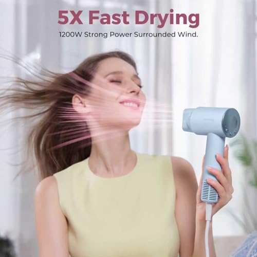 Dual Voltage Hair Dryer for Worldwide Travel for 5X Faster Drying - Image 4