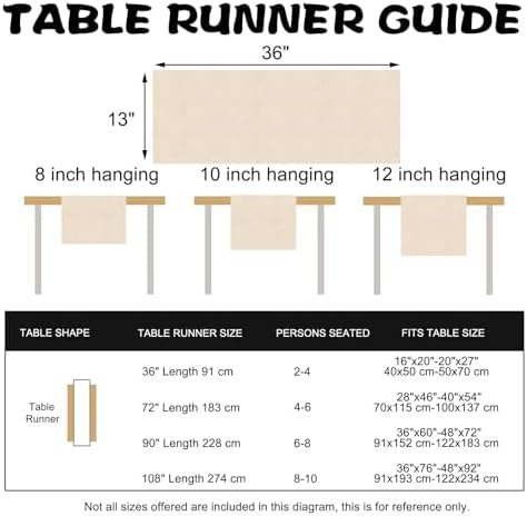 Vintage Music Sheets Dining Table Runner, Retro Musical Notes Staff - Image 3