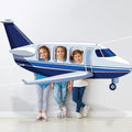 Airplane Shaped Photo Prop Selfie Frame Airplane Birthday Decoration Large Fabric Aircraft Backdrop Banner 98x53in Plane Themed Photo Booth Prop Background for Kids Baby Shower Birthday Party Supplies by Yiaoyinnz