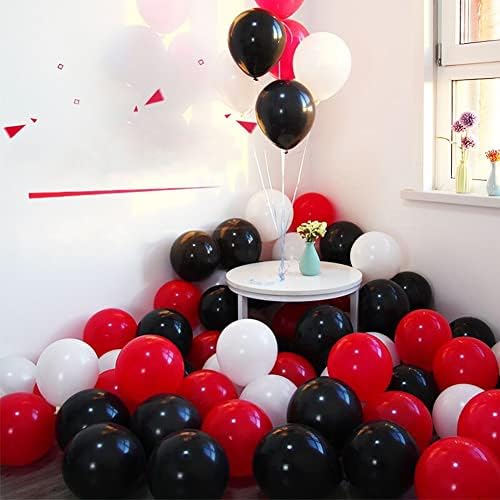 300 Pack Red Black and White Balloon 5 Inch Mini Latex Small Balloons - Image 4