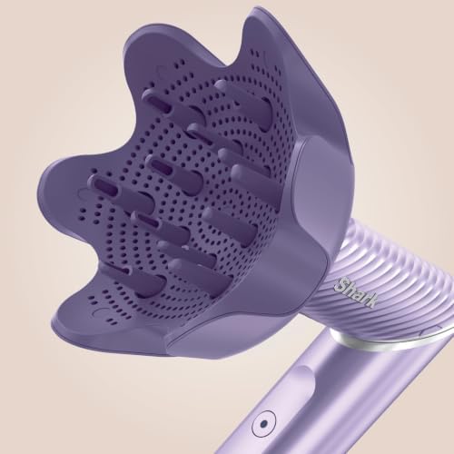 Shark XSKHD8DAPU FlexStyle IonCurl Curl-Defining Diffuser Attachment, Lilac - Image 4