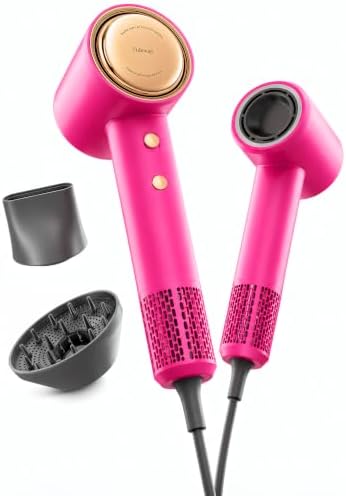 Tideway Hair Dryer, High-Speed Blow Dryer with Magnetic Diffuser,1500 Watts by Tideway