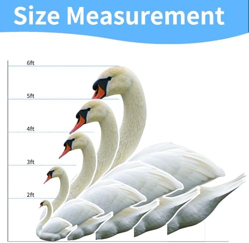 Swan 1FT Life Size Cardboard Cutout, Safari Theme Decoration, 1 PC - Image 2